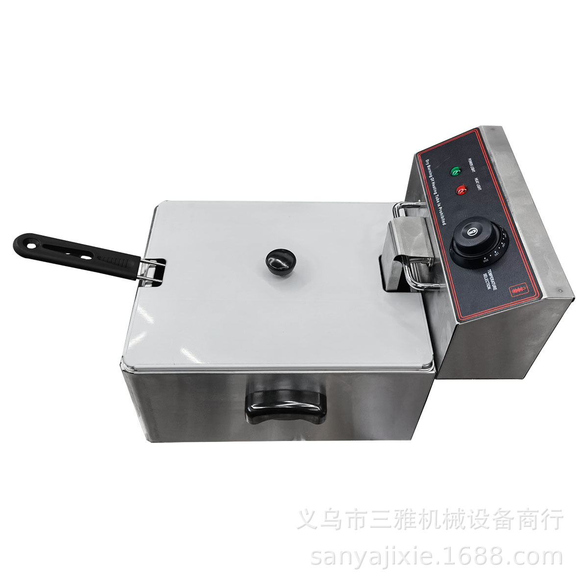 High-quality 6L commercial single-cylinder electric deep fryer for foreign trade, stainless steel small electric deep fryer, fried chicken stove available in multiple models such as double-cylinder pic 6