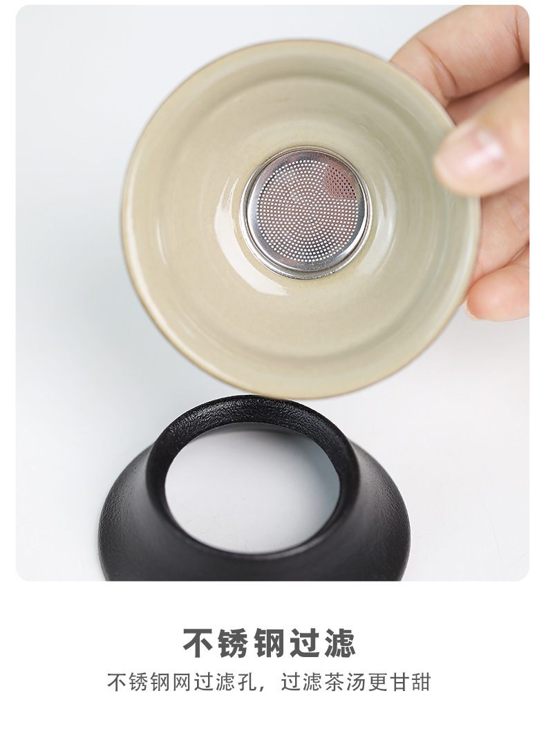 Wholesale travel tea sets, tea trays, household Gongfu tea sets, outdoor portable teapots, ceramic New Year gifts pic 19