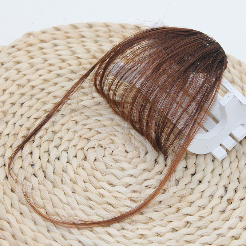 Mini bangs, air bangs, fake bangs, realistic bangs for women, thin bangs wigs pic 2