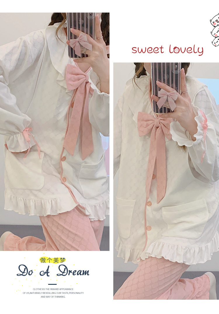 月子服春秋纯棉产后孕妇睡衣夏季薄款89月份10产妇哺乳衣喂奶套11详情32