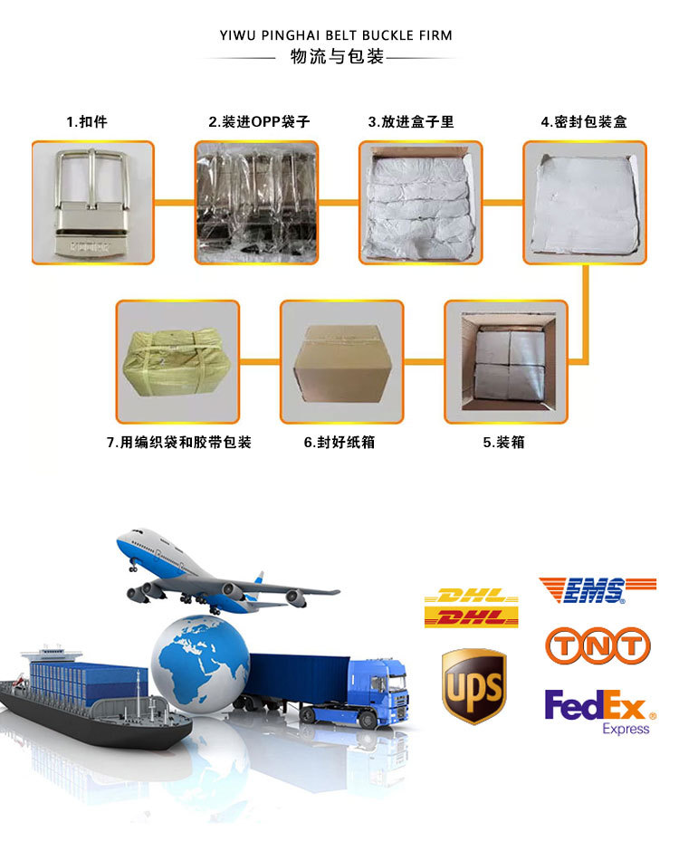 爆款男士平滑皮带扣锌合金五金胶片板扣配33mm打眼皮带批发详情26