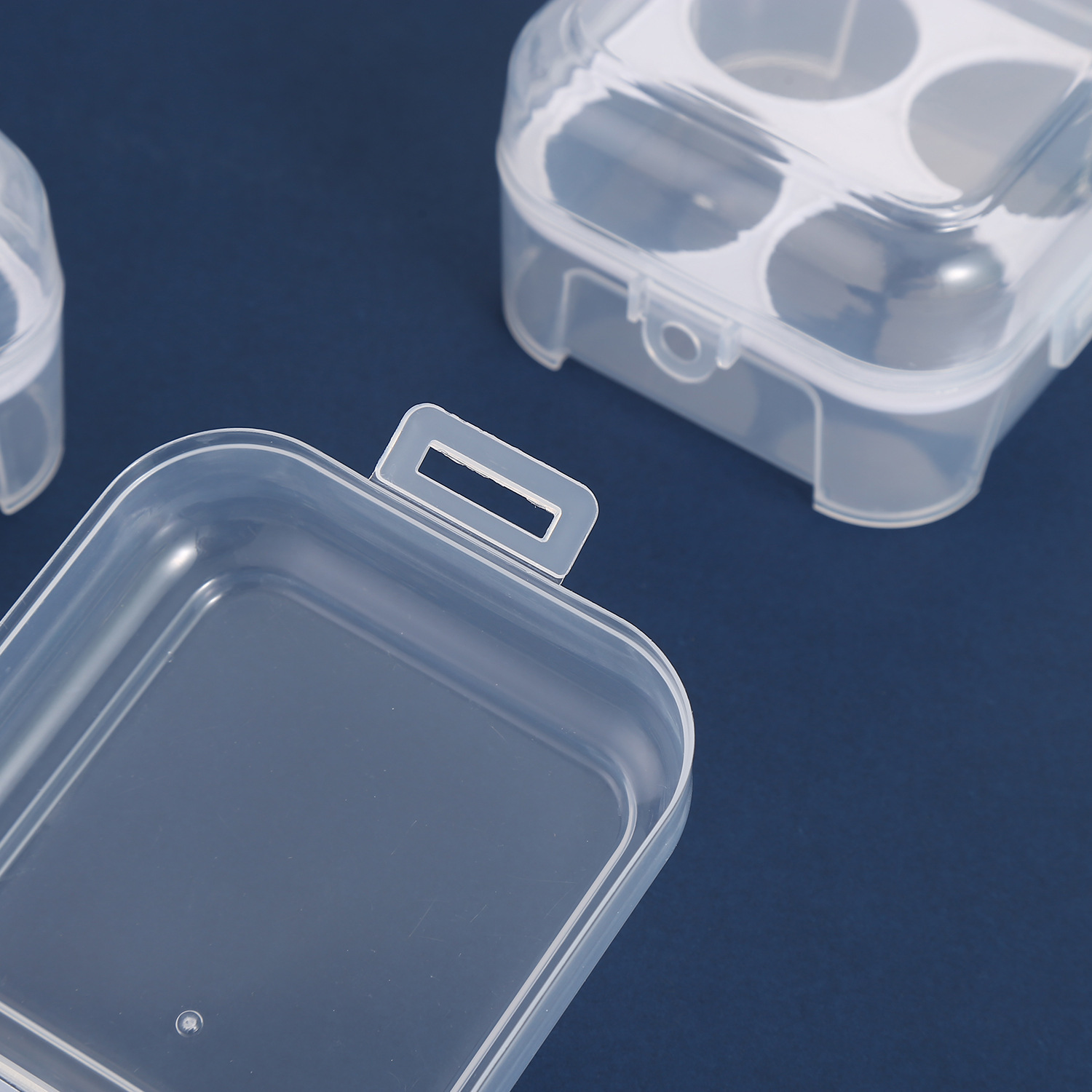 塑料盒 4个装美妆蛋盒 美妆蛋收纳盒 四格粉扑包装盒 粉扑鸡蛋盒详情5