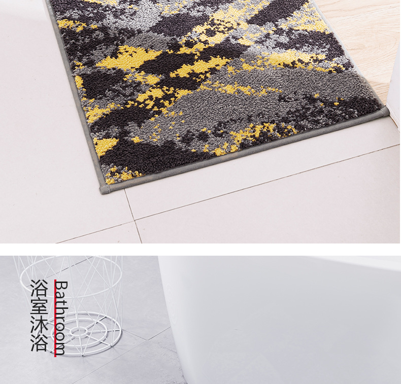 大达地垫房间门口浴室吸水家居入户脚垫卫浴垫子家用卧室地毯详情29