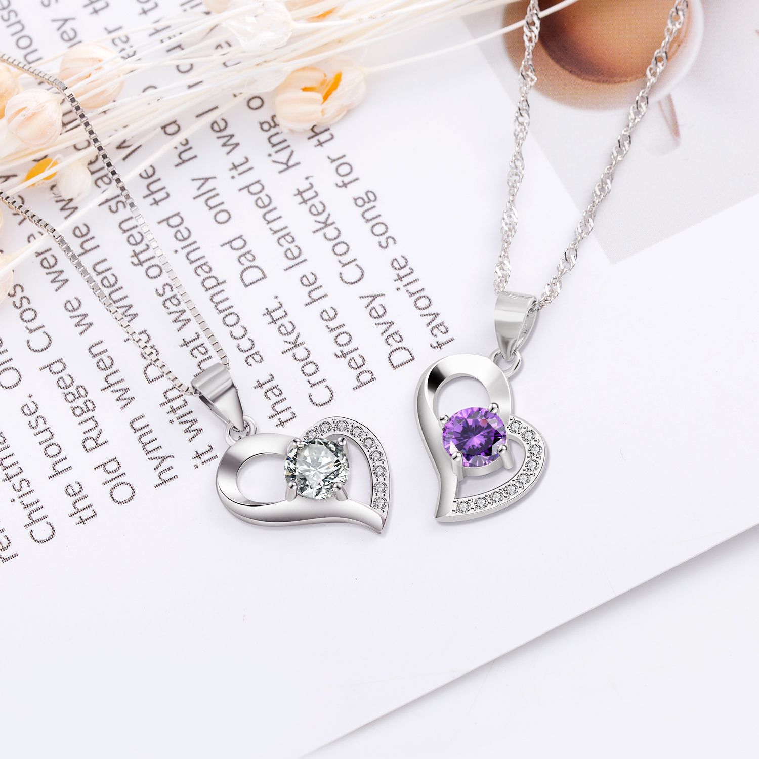 A high-quality imitation D-color moissanite four-leaf clover female pendant with eight hearts and eight arrows from a live-streaming product by a popular influencer on Kuaishou and Douyin pic 75