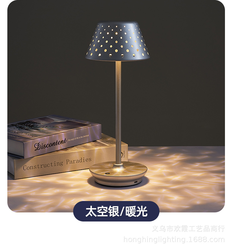 led charging bar table lamp, retro atmosphere light, KTV restaurant bar table light, bar atmosphere night light pic 9