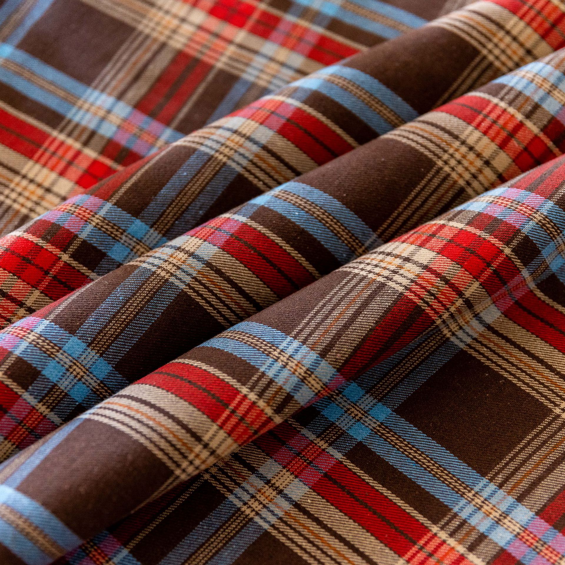 Tablecloth, coffee table, cotton and linen decorative table, ins style best-selling rectangular retro dining table, festive red Christmas checkered pic 7