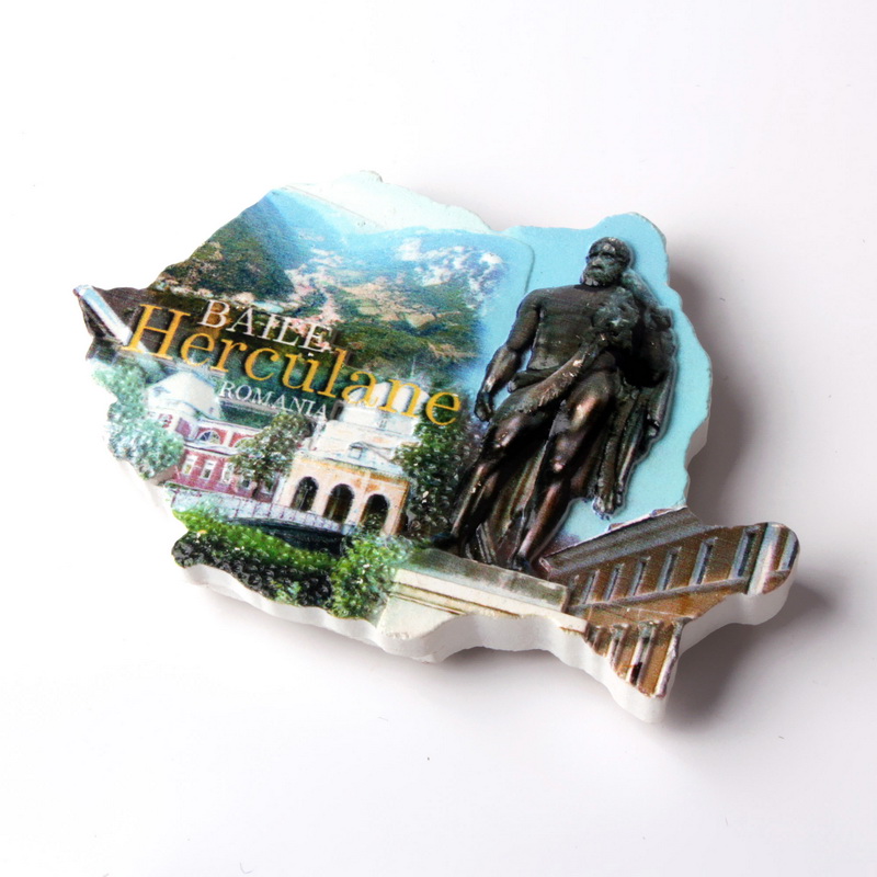  世界著名城市旅游纪念品 家居装饰 罗马尼亚磁性树脂冰箱磁贴现货批发 详情6