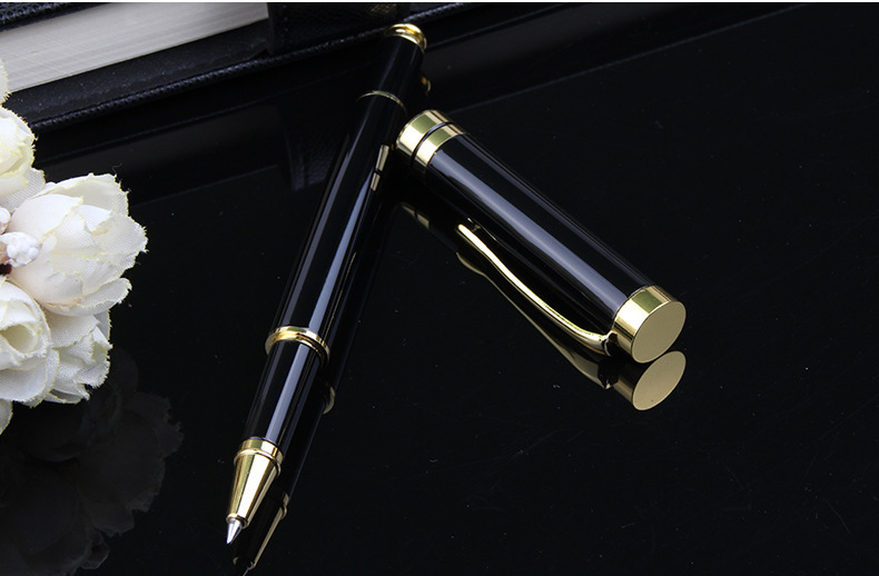 Black gel pens, business gifts, metal signature pens, customized advertising gifts, ballpoint pens, logos, and pens pic 33