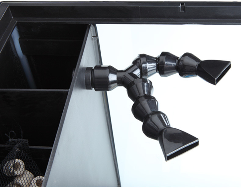 BOYU Dream Aquarium Fashion Fish Tank MH-400 Glass back filter water temperature Adjustment Seawater tank pic 13