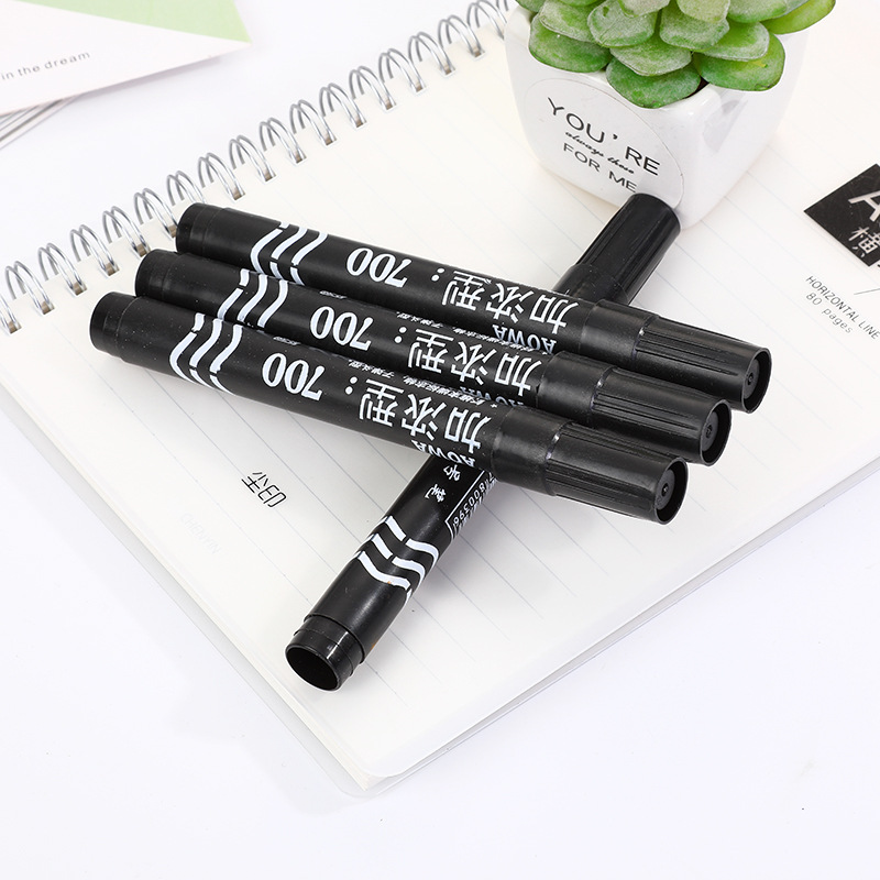 Wholesale of special marker pens, express delivery pens, oil-based pens, oil-based marker pens, large-head pens, quick-drying bags pic 5