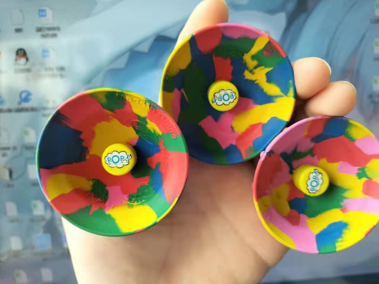 跨境新爆款POPS弹跳半边球弹跳蘑菇球弹力球蘑菇跳球弹力球橡胶球详情4