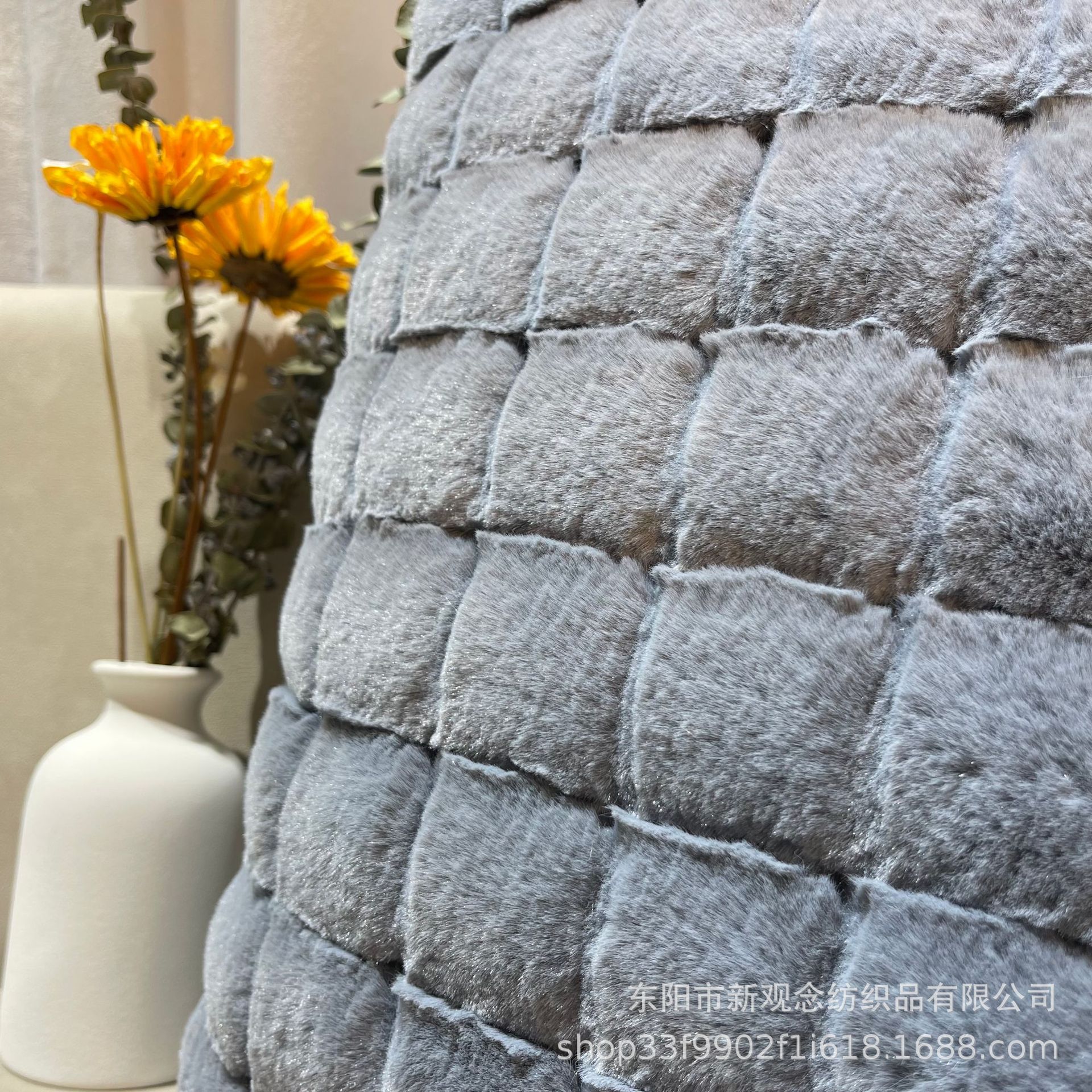 Winter InS-style plush cushion pink solid color pillowcase, ins plush cushion cover wholesale factory direct sales pic 26