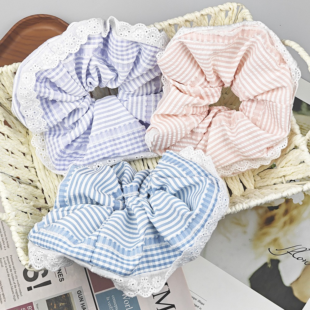 Korean-style large intestine hair band for women, high-end look, high appearance level, ins school style hair band, sweet style, fashionable rubber band hair accessory pic 19