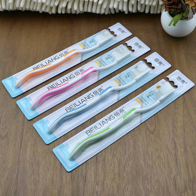 New material bright soft bristle toothbrush, fine bristle toothbrush, adult brushing brush, toiletries, cleaning toothbrush, gift pic 4