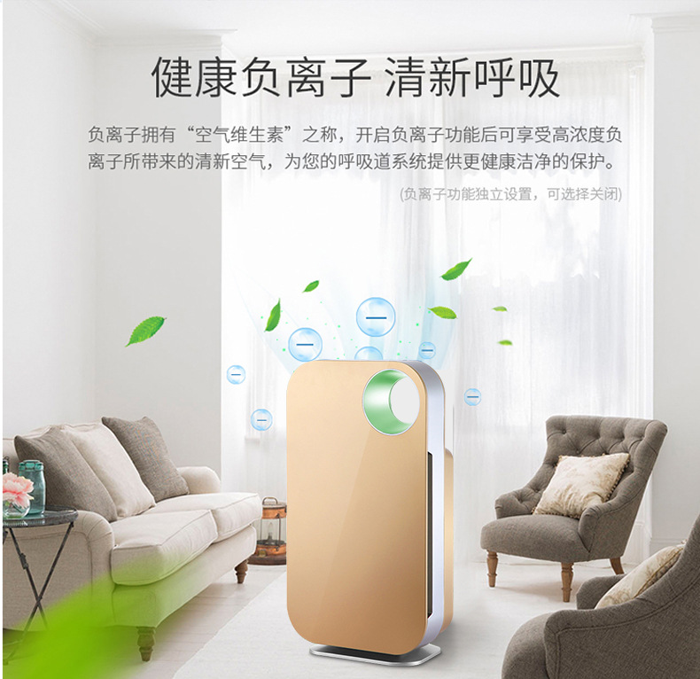 Air purifier, household negative ion disinfection, formaldehyde removal, pm25, smog, cross-border gift, indoor smoke purifier pic 19