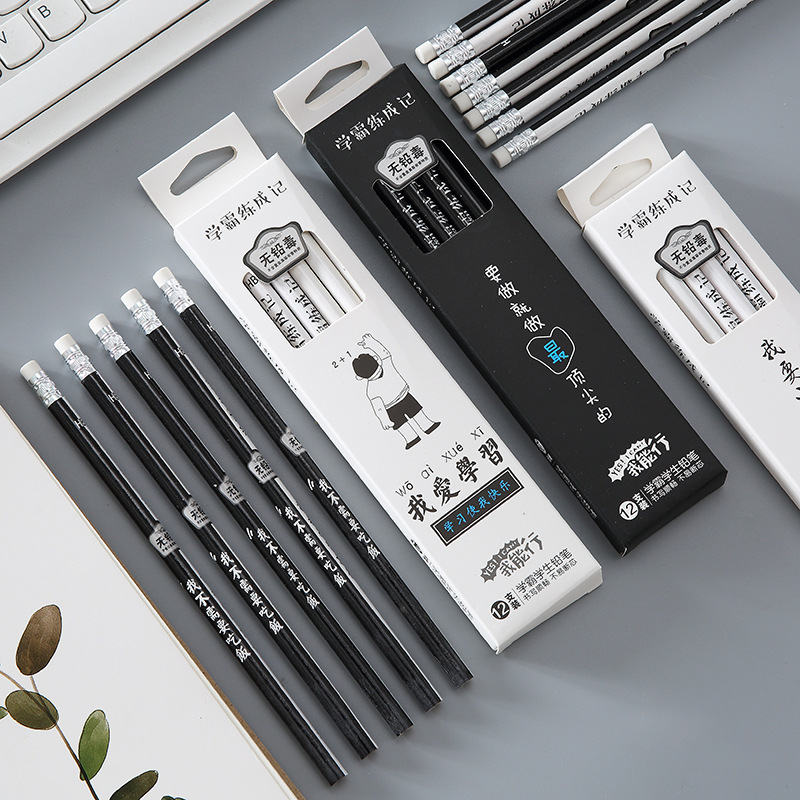 Creative traditional Chinese culture fruits, top students on the golden list, HB eco-friendly pencils, student pencils, stationery wholesale and customization pic 25