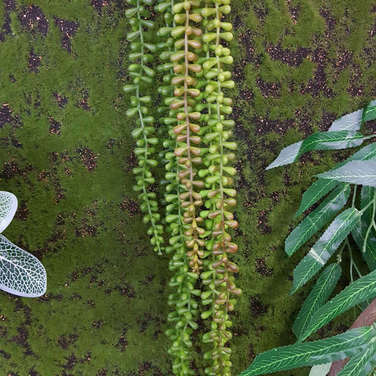 Artificial flowers, artificial lawns, artificial trees, artificial flowers, artificial lawns, artificial trees, plant wall accessories, artificial prayer beads, artificial dragon whiskers, plant wall decoration, real photos of artificial grass, willow leaves across the river, artificial flowers, artificial lawns, artificial trees pic 18