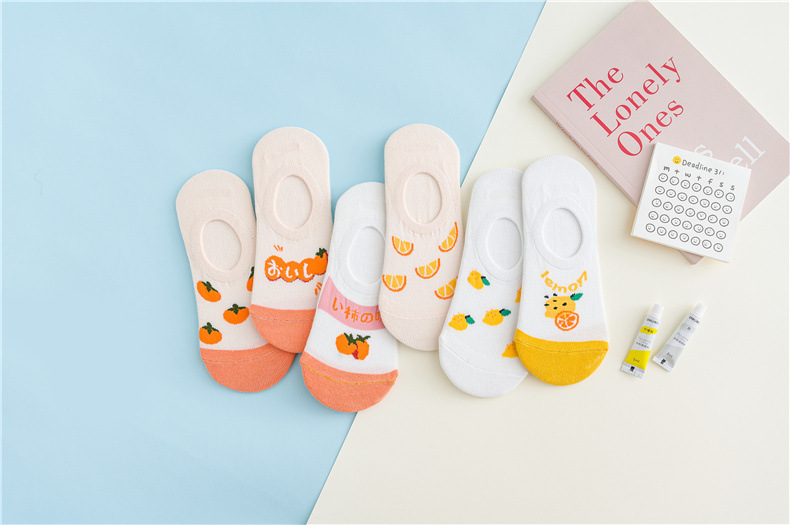 新款女隐形春夏女士袜子纯色防掉跟隐形袜点胶空调袜室内袜脚底袜详情47