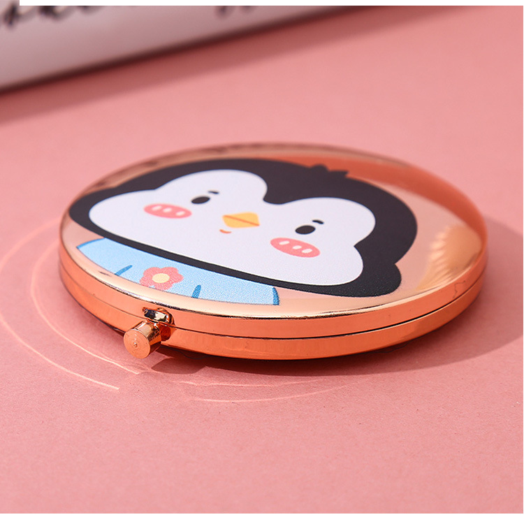 小镜子随身携带双面化妆便携女生美妆梳妆折叠高清迷你翻盖批发详情7