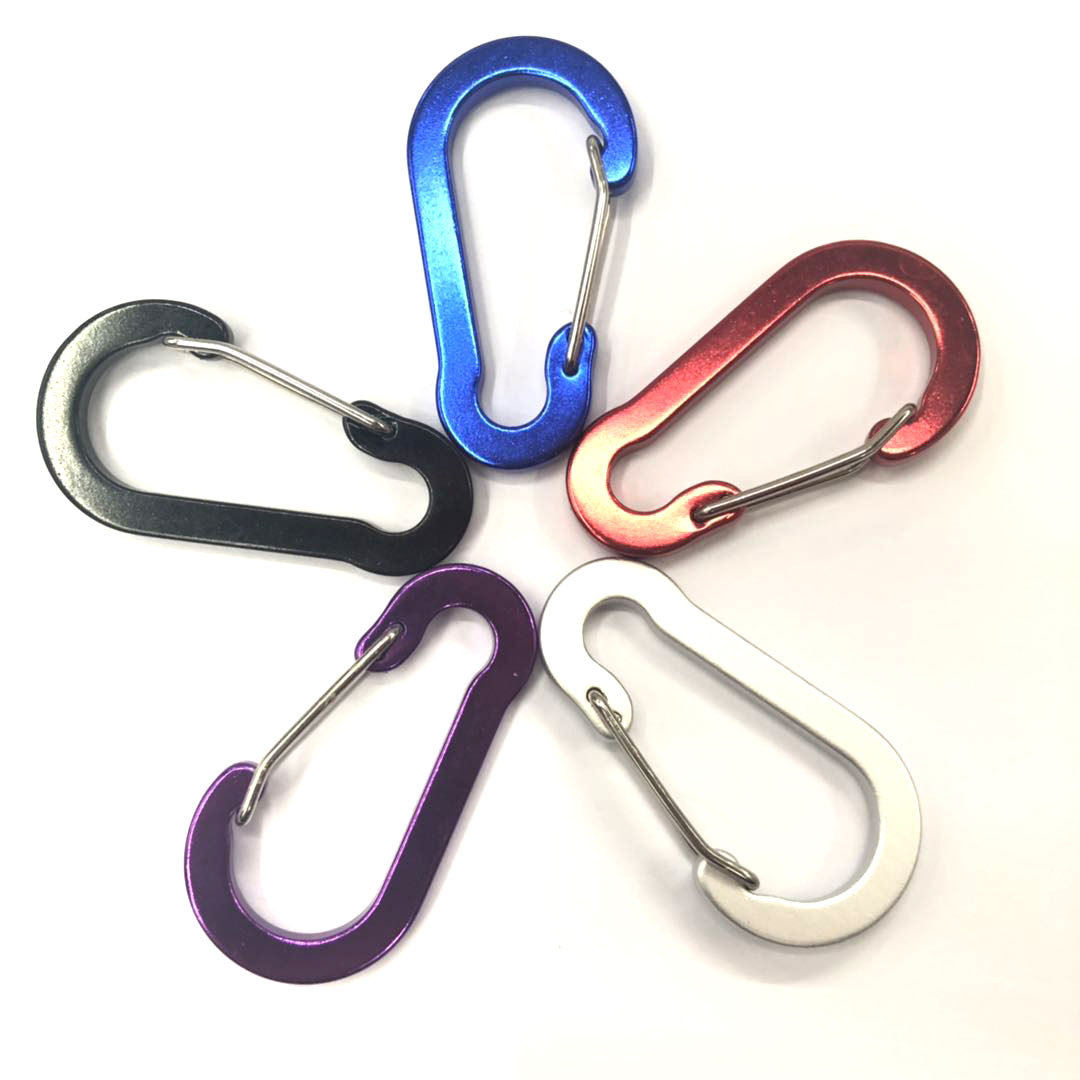 High-quality aluminum alloy mountaineering buckle D-shaped quick hanging, thickened hanging buckle D-shaped mountaineering buckle multi-functional quick hanging pic 6
