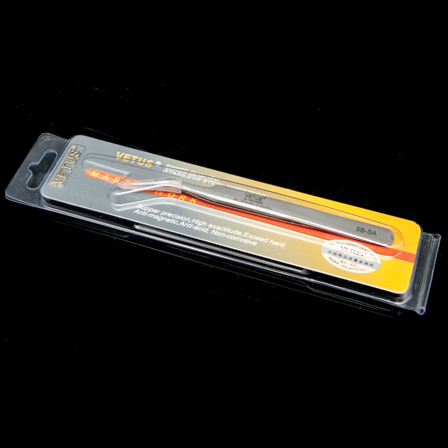 vetus eyelash extensions and implants beauty tools, genuine Swiss eyelash tweezers, one-piece delivery service pic 14