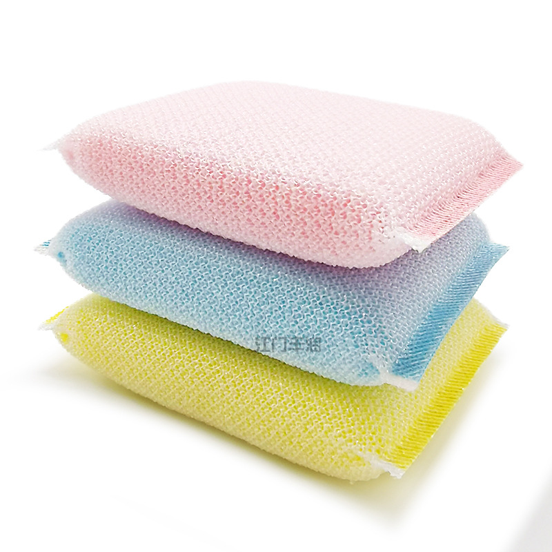 Thickened, encrypted and durable colored washing king, dishwashing sponge, kitchen scouring pad, cleaning cloth, Washing King pic 5