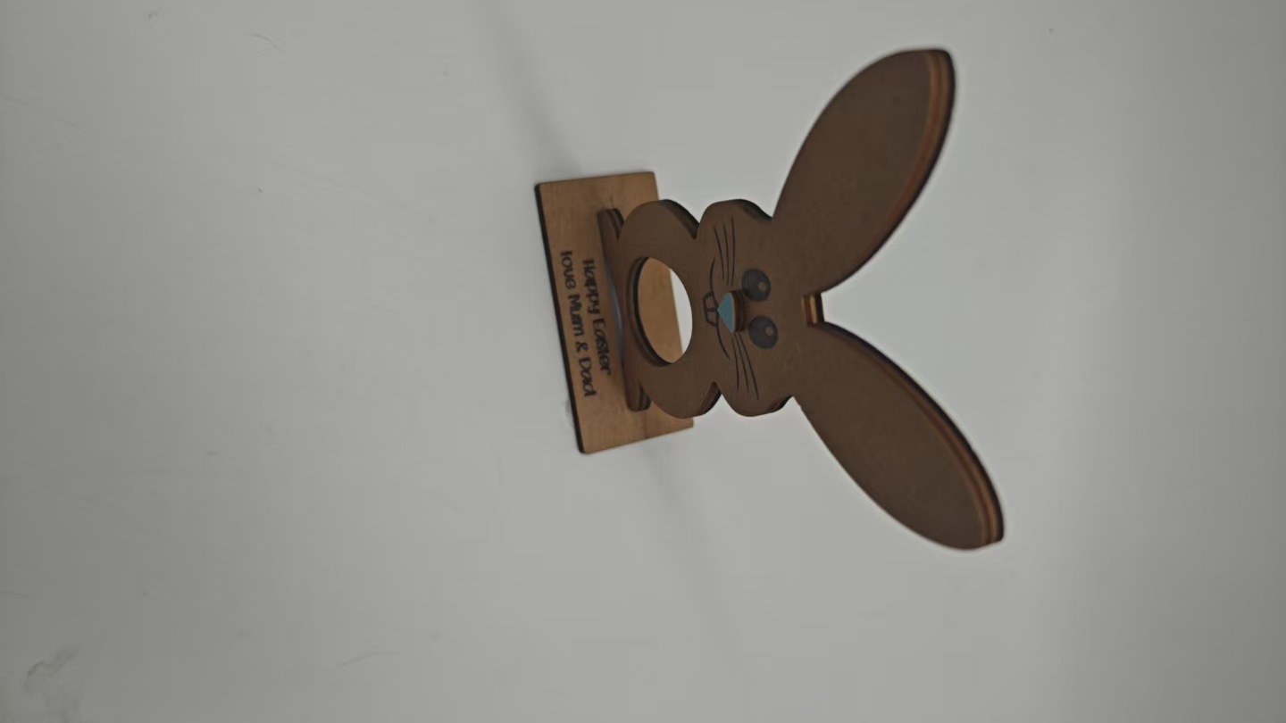 Cross-border new cartoon egg rack, Easter Bunny gift, wooden handicrafts, party decoration, table ornaments pic 12