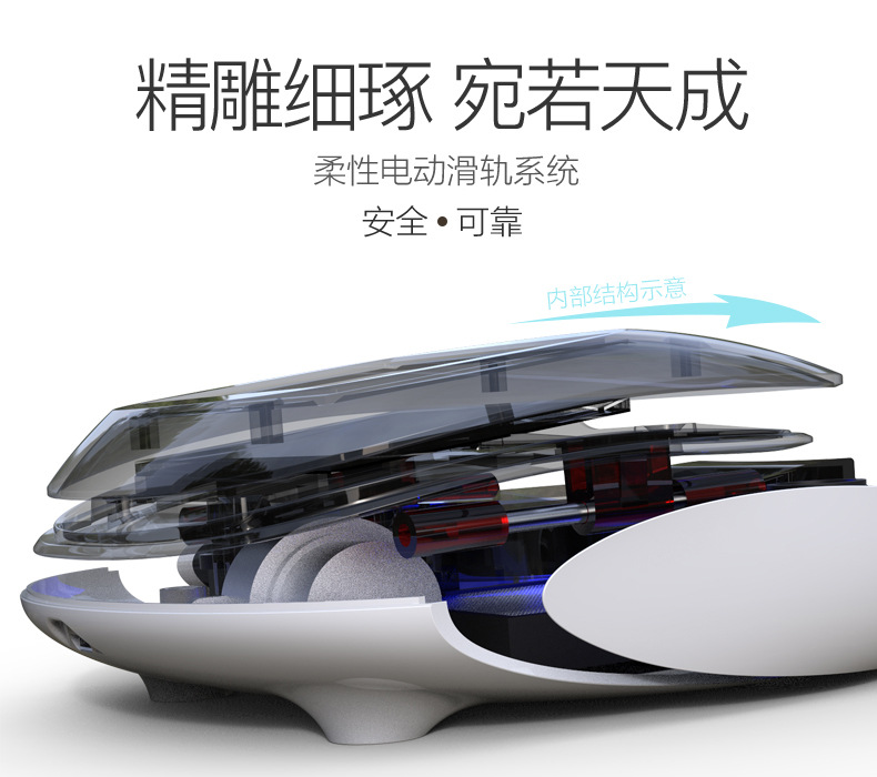 The solar-powered car air purifier can intelligently remove odors and formaldehyde pic 4