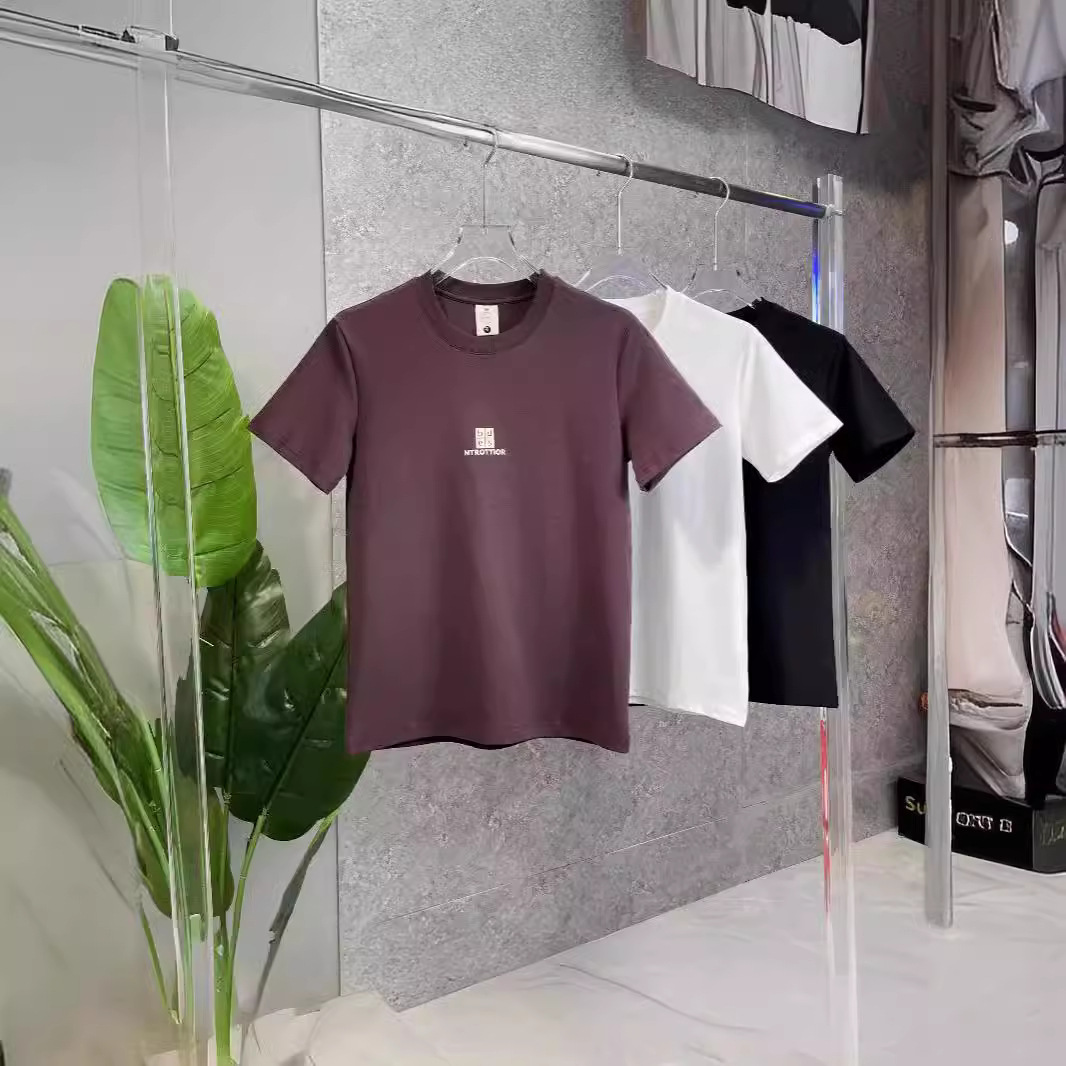 冰丝短袖t恤男士夏季薄款潮牌ins修身半袖男装痞帅体恤上衣服详情2