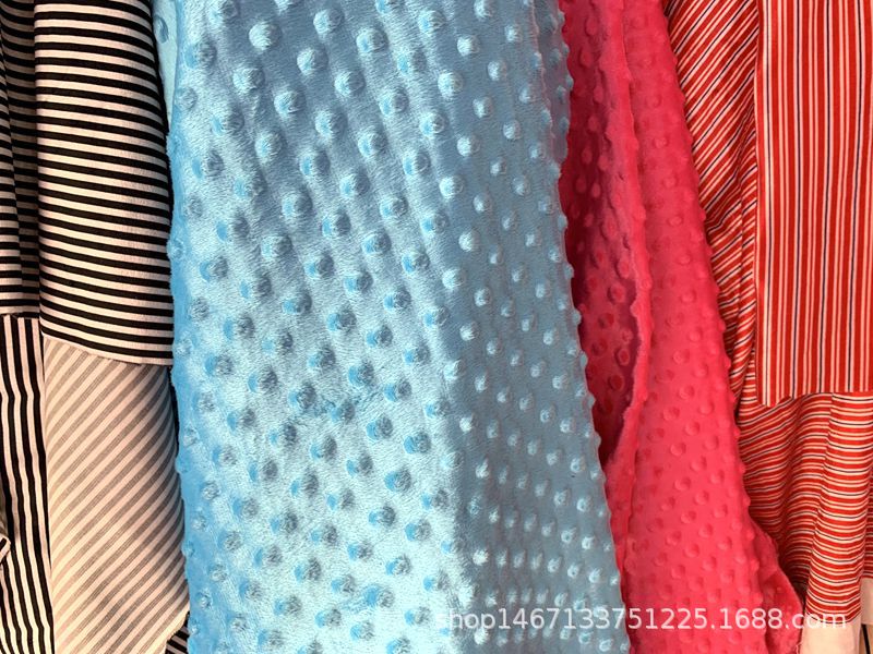 Foamed velvet fabric, knitted fabric, toys, home furnishings, clothing, bedding, cushions, bubble crystal velvet fabric pic 6