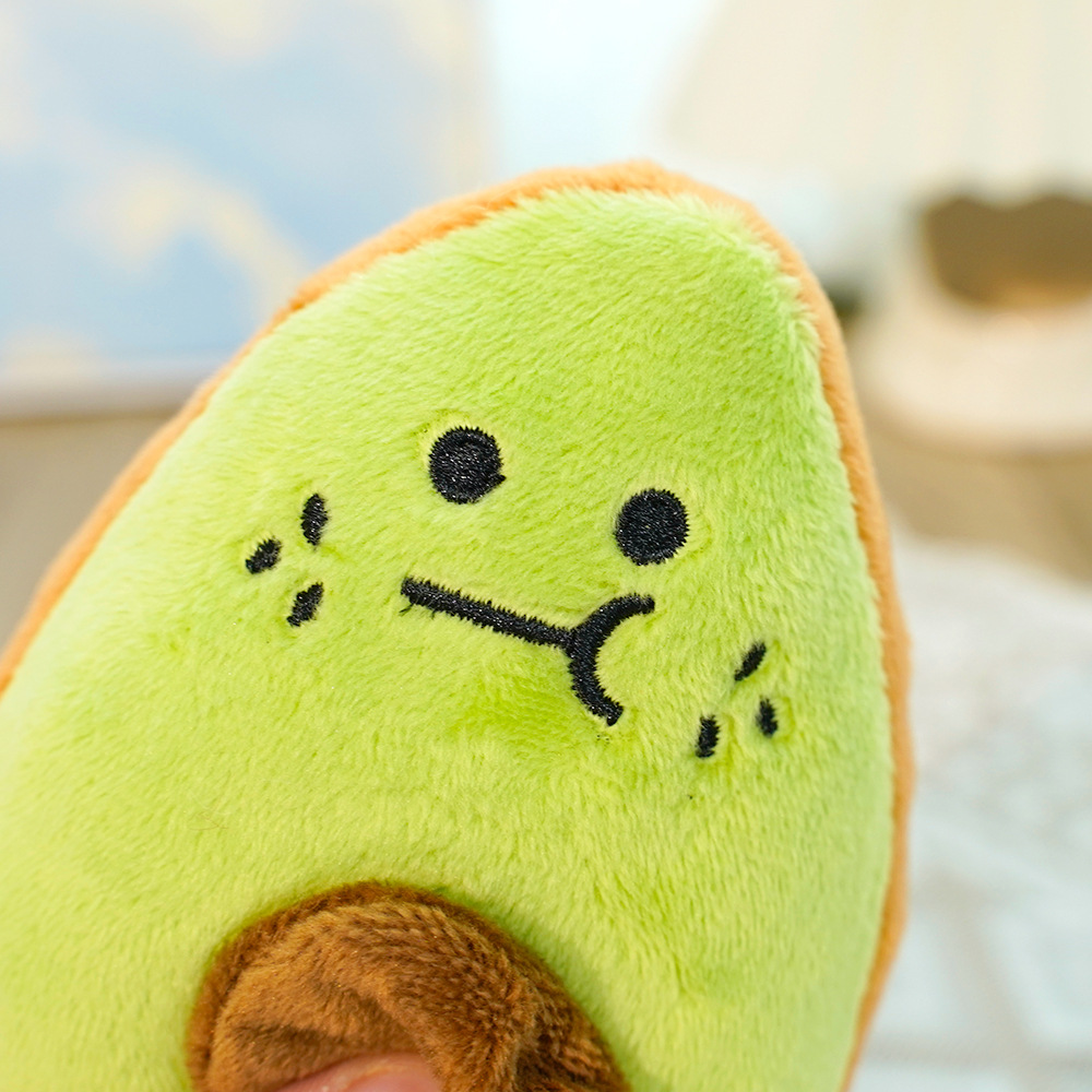 Pet plush avocado sound-making toy, Amazon bestseller, teething to relieve boredom, dog and cat manufacturer wholesale supplies pic 8