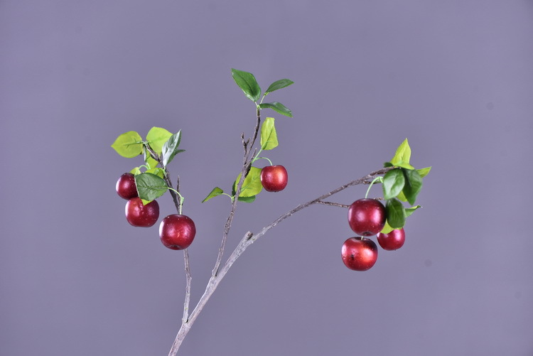 Wholesale of artificial apple branches, multi-leaf home decoration fruit branches, new Chinese-style New Year decoration berries from the manufacturer pic 42