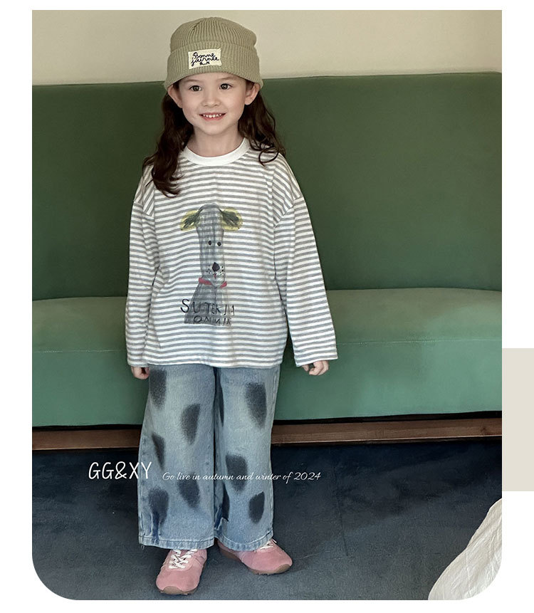24368秋季新款儿童针织卡通印花长袖T恤详情9