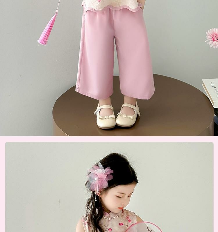 国潮女童夏季国风套装2025新款儿童薄款衣服女宝宝夏装女孩新中式汉服详情10