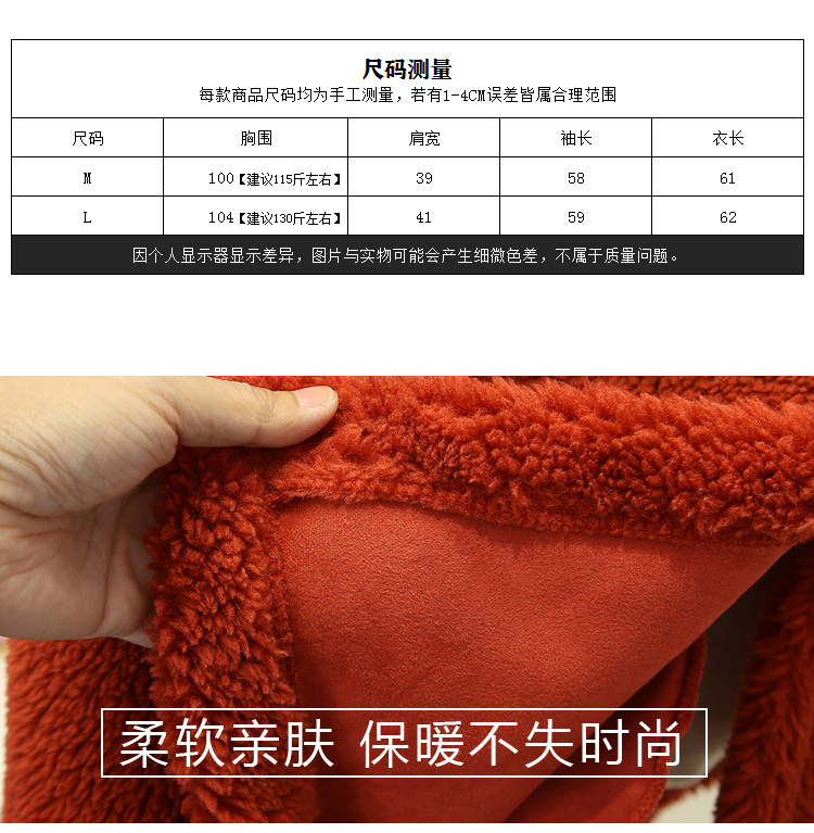 A new autumn and winter casual lambskin plush fur coat for women, a short Korean-style granular fleece warm top pic 2