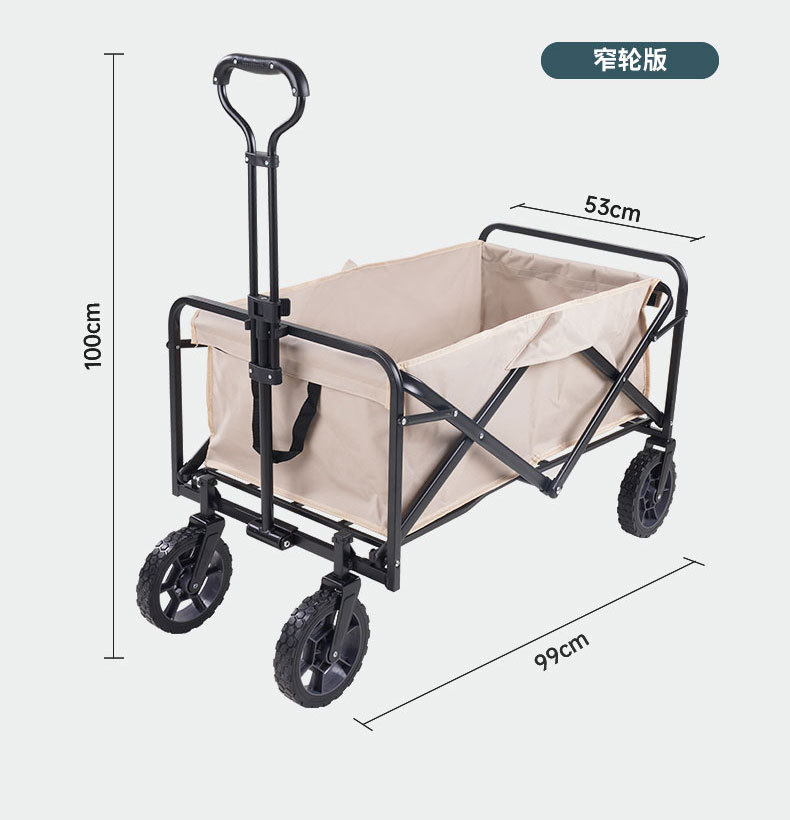 Family camping vehicle, grocery shopping and delivery cart, folding lightweight camping vehicle, cart, outdoor towing cart, campsite vehicle pic 20