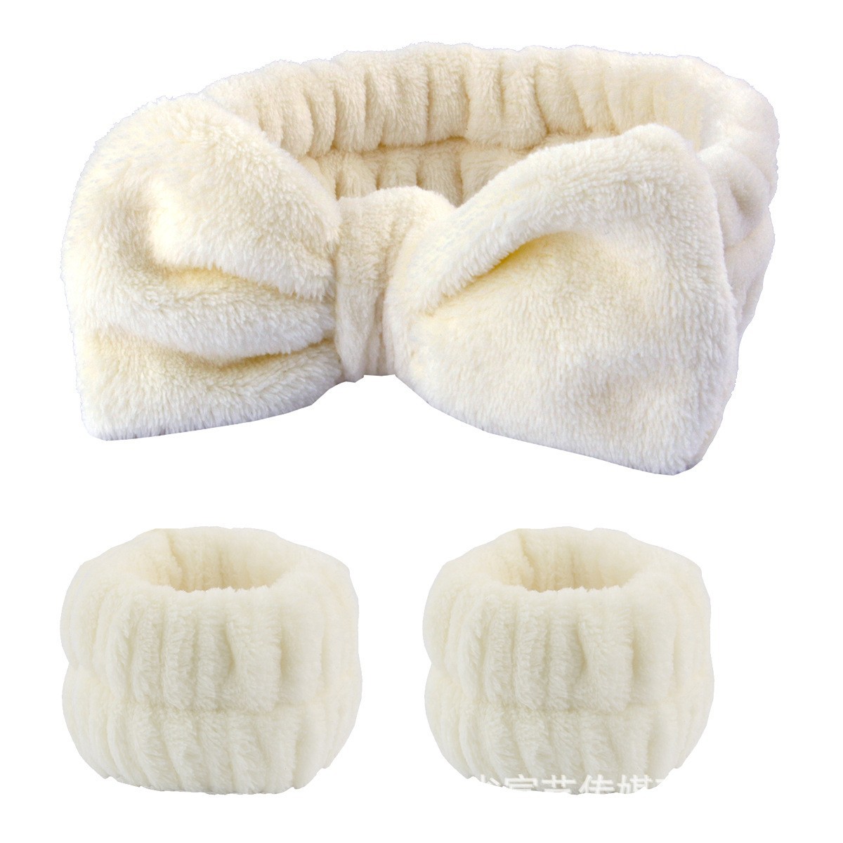 New bow hair band, ladies' hair band, wrist strap, monochrome plush face wash hair band, makeup hair band, wrist strap pic 40