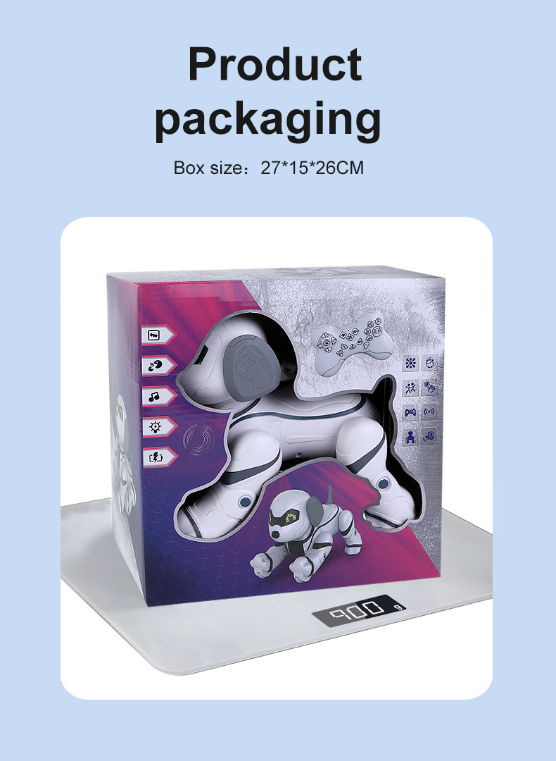 Cross-border exclusive children's remote control touch-sensing dancing story pet electronic bionic smart robot dog toy dog with faucet function pic 18