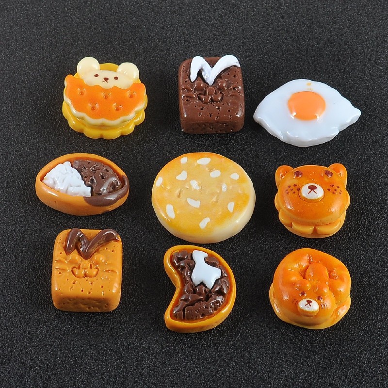 New diy small accessories for food and play refrigerator stickers, versatile resin accessories, fashionable cartoon and cute stickers pic 25