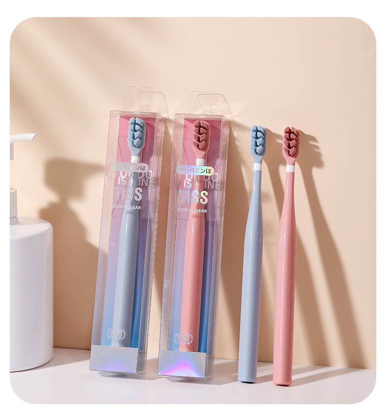 Adult toothbrush with 10,000 bristles, supermarket, high-end ultra-fine soft bristle cleaning toothbrush for adult couples, wholesale from the manufacturer pic 12