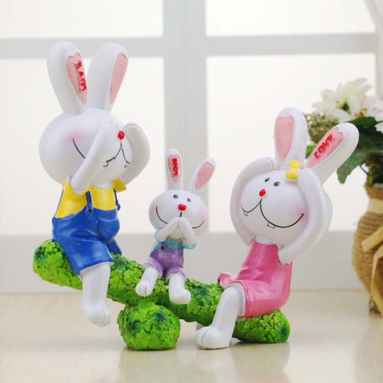 Creative, cute and unadorable rabbit figurines pic 9