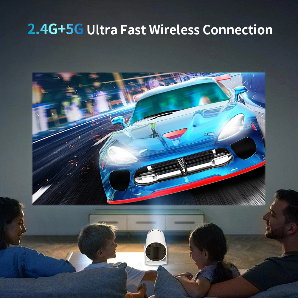 The new HY300 projector model is a portable mini projector for home dormitories, available for Android and high-definition cross-border use pic 2