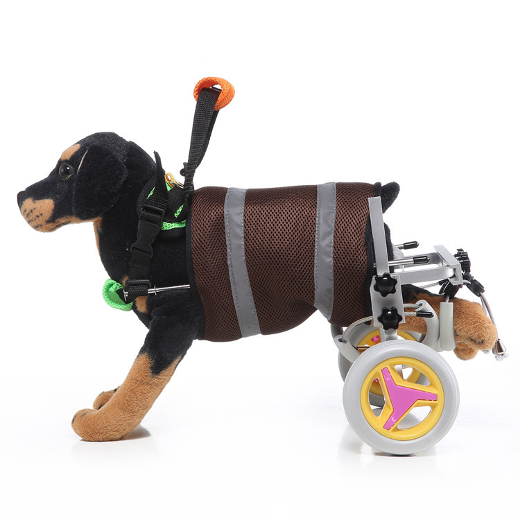 Pet supplies: Pet dog rehabilitation walking assistance vehicle, puppy disability vehicle, pet two-wheeled mobility scooter, pet stroller pic 12