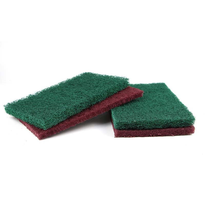Supply 8698 industrial scouring pad, 7447 thickened grinding brushed cloth, emery grinding and polishing nylon scouring pad pic 2