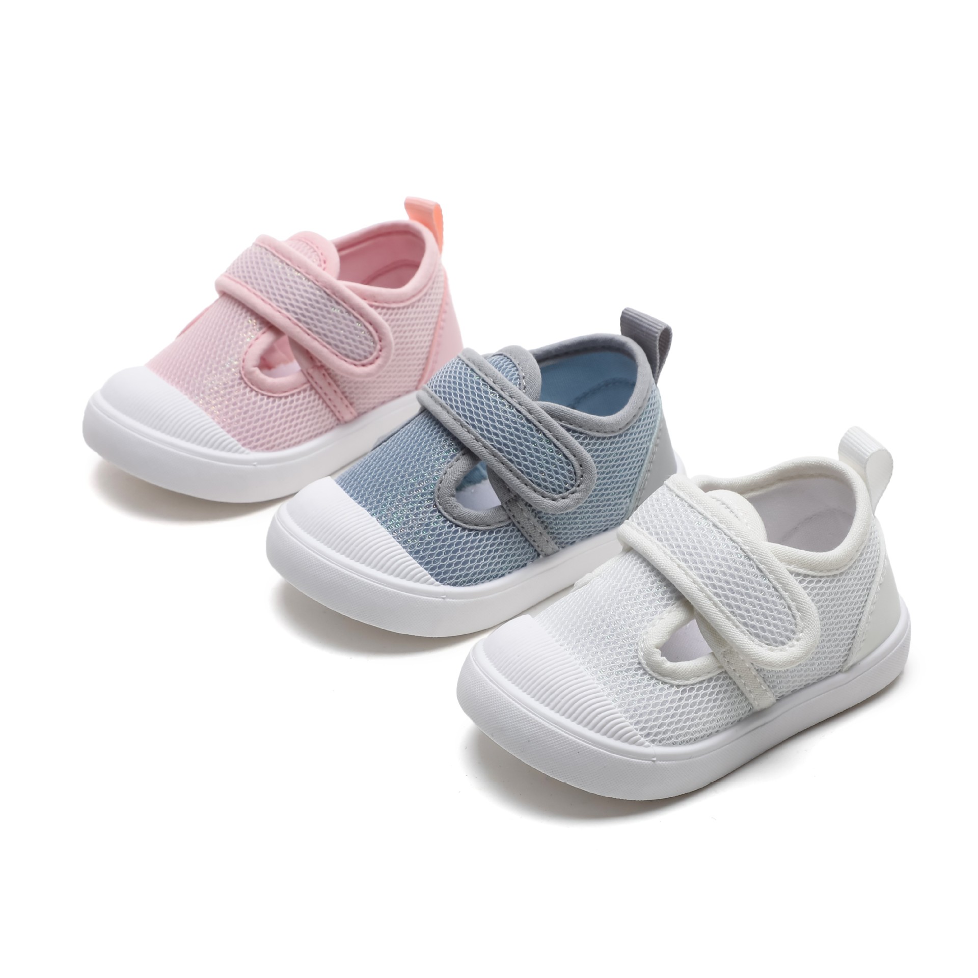 宝宝学步鞋夏季女童鞋魔术贴休闲透气网面凉鞋软底儿童室内鞋代发详情16