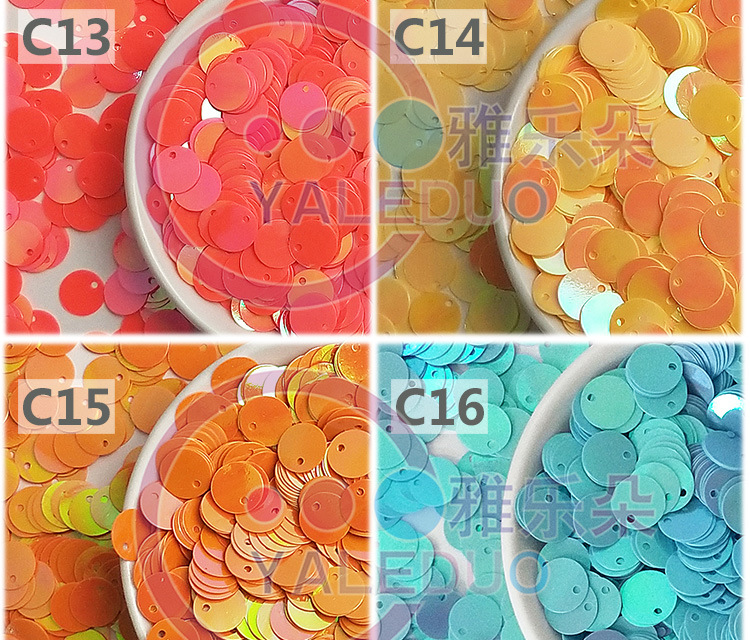 Frosted 10mm edge-hole round PVC sequin earrings, needling training, DIY accessories for children, clothing and accessories, Amazon pic 9