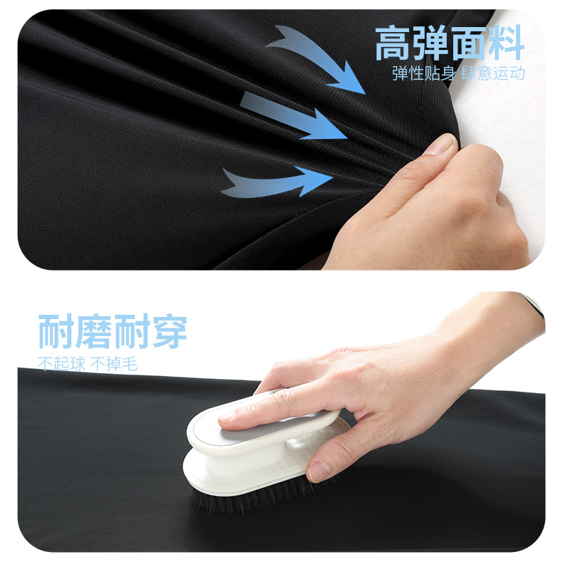 夏季冰丝裤男潮牌宽松九分裤薄款透气休闲裤户外防晒运动束脚卫裤详情10