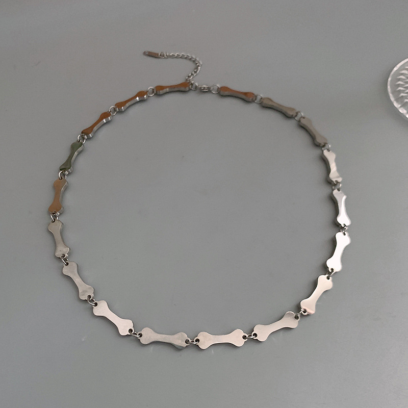 不掉色钛钢项链男潮小众设计高级感男士锁骨链个性街拍学生颈链潮详情25