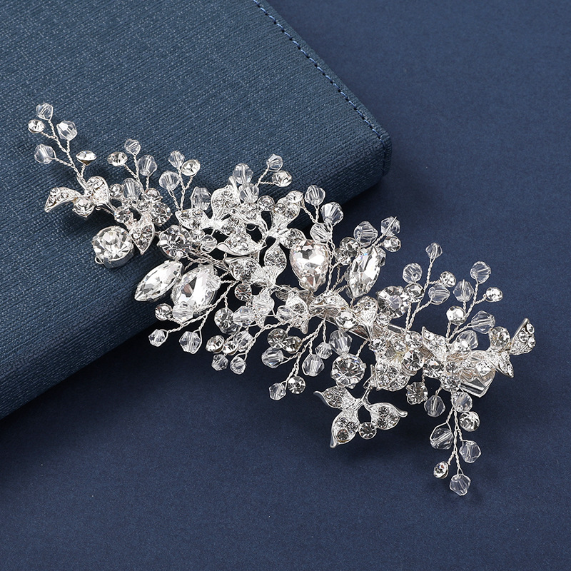 Carlo L1015 Bridal dress and hair accessories are selling well. Exquisite accessories, original design, bridesmaid headwear, simple wedding matching pic 21