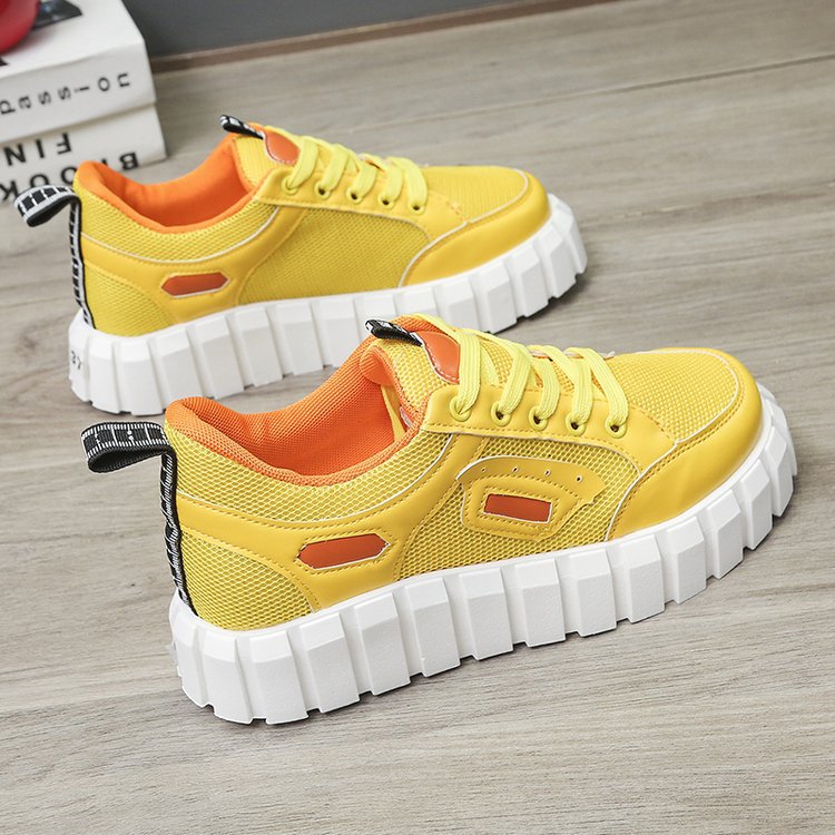 跨境外贸大码2021秋季新款街头时尚潮流圆头厚底女式休闲板鞋单鞋详情29